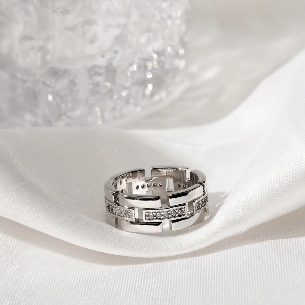 Luv AJ THE ROSSI CIGAR RING- SILVER